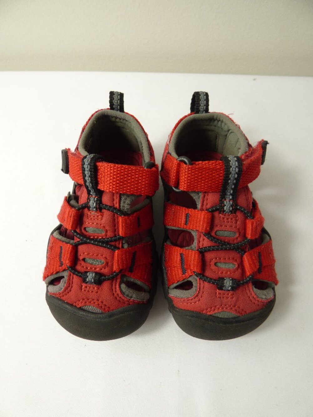 Keen Toddlers' Red Seacamp II CNX Sandals, Size 4